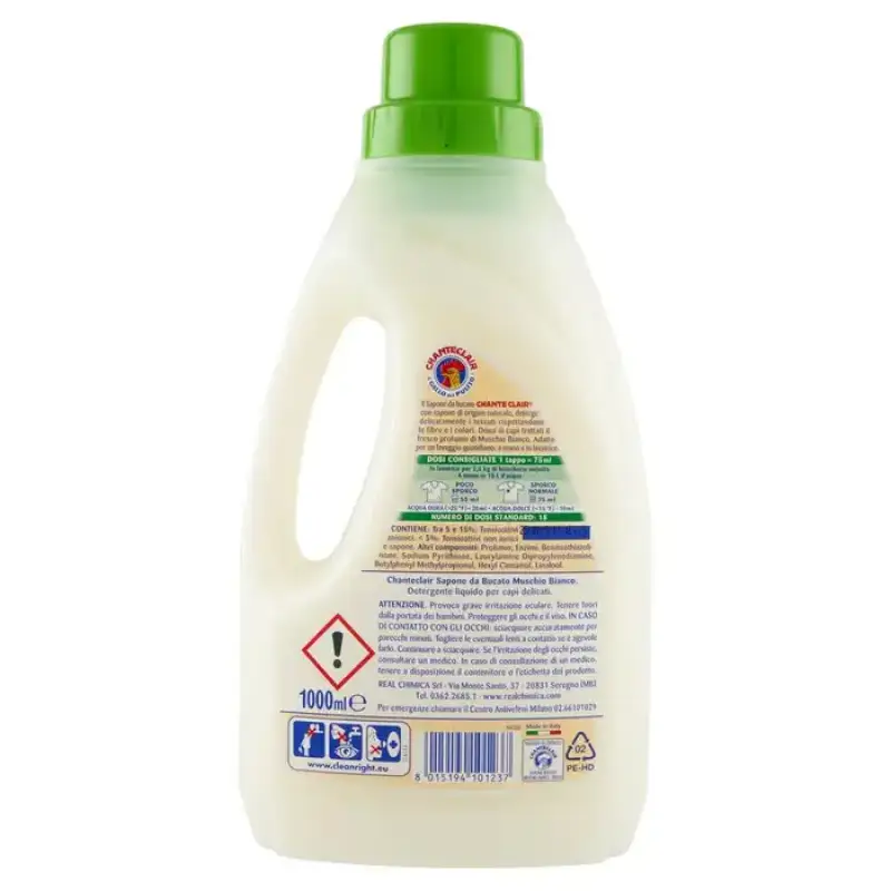 Chanteclair Săpun De Rufe Cu Mosc Alb 1000 ml Bax 12 buc.